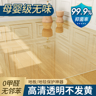 透明PVC桌布地垫入户门垫耐脏地毯垫餐厅木地板保护垫客厅防滑垫