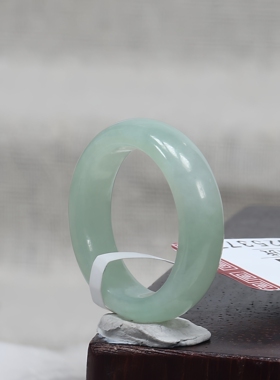 纯天然缅甸翡翠A货老坑冰种新疆和田玉青花金丝玉玉石戒圈8号