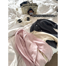 Lily Rosemary/娇气羊毛 Blu* 私服美丽奴全羊毛三色贝母针织毛衣