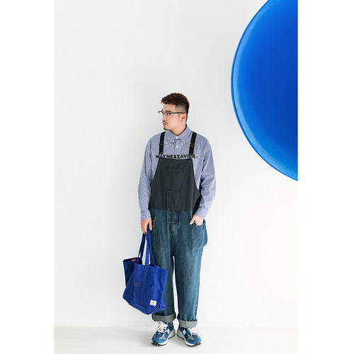 街头长裤背带韦恩泽维尔