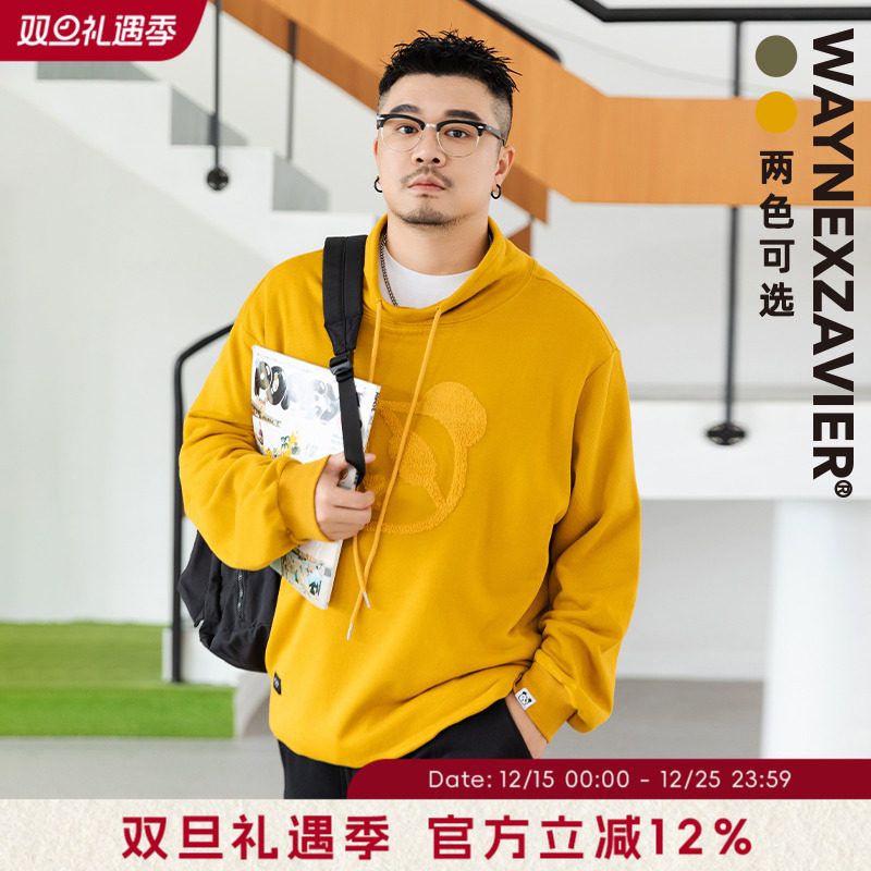 半高领卫衣韦恩泽维尔情侣装