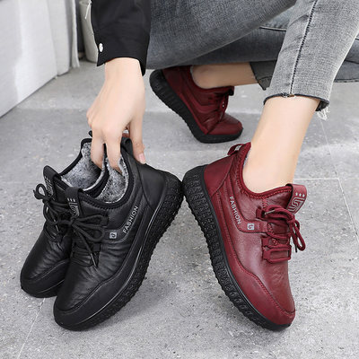 老北京棉鞋女冬布鞋妈