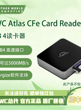 OWC相机存储卡高速读卡器CFE B卡专用USB4Type-C接口手机iPad可用