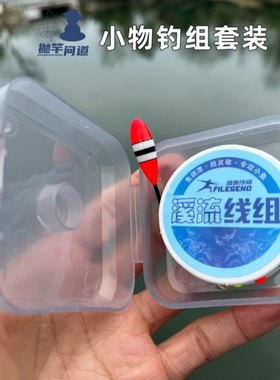 抛竿问道日式小物钓组线组浮漂小物钓微物马口白条鳑鲏鱼小鱼钩