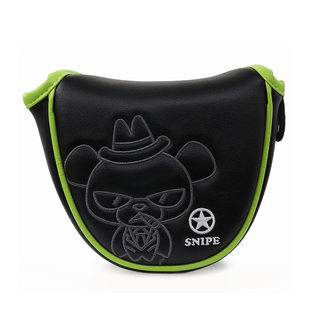 球杆套 黑色 Golf新品 日本SNIPE高尔夫球杆套半圆形推杆套个性