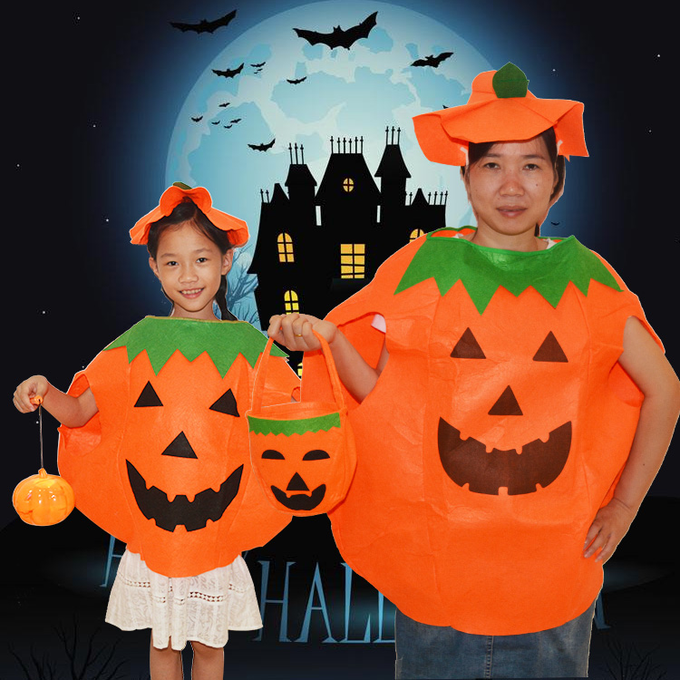 万圣节化装舞会南瓜衣服装舞台