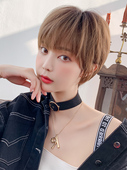 发套bobo头时尚 波波头自然新式 假发 网红帅气中性韩版 假发女短发