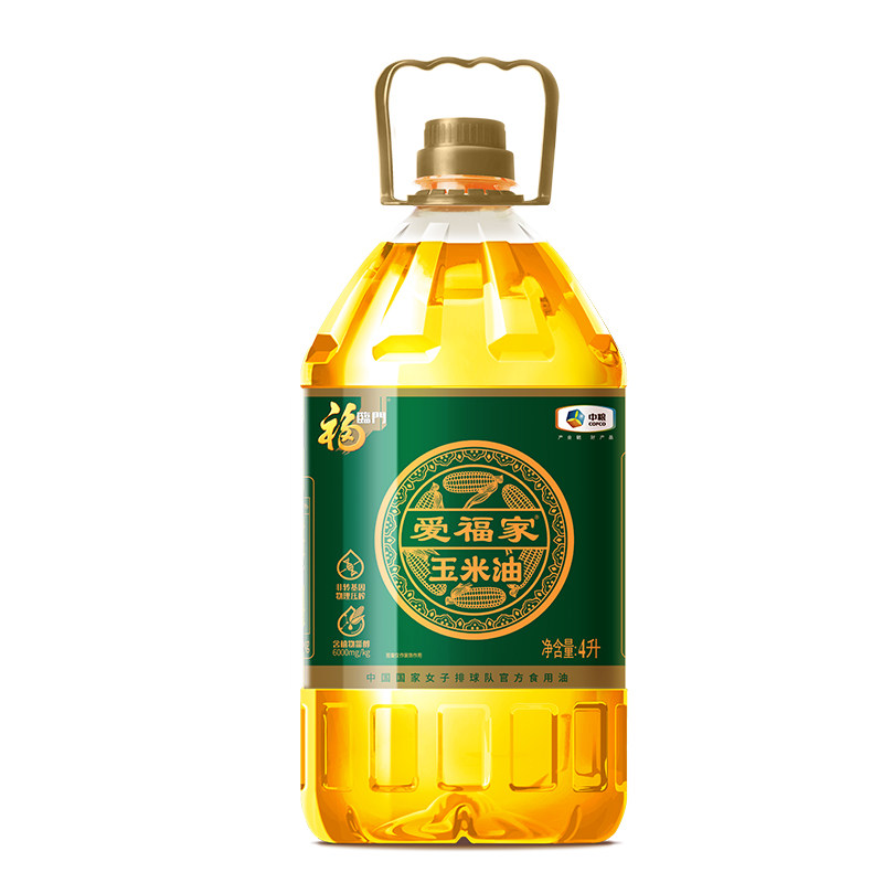 中粮福临门爱福家玉米油4L图片