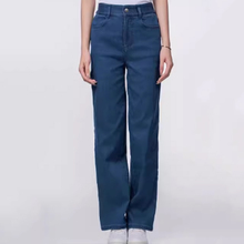 商场同款2026春秋冬新款高腰直筒加绒加厚磨毛牛仔裤长裤5100588