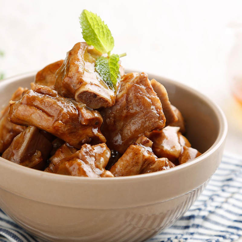 【上等品土猪】云南产正宗丽江腊排骨农家自制风干腊肉盐肋排2斤