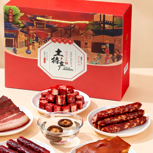 云南特产腊肉礼盒咸肉腊排骨香肠