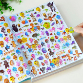 萌鸡小队贴纸2到3岁儿童泡泡贴纸幼儿园小朋友奖励贴纸男女孩玩具