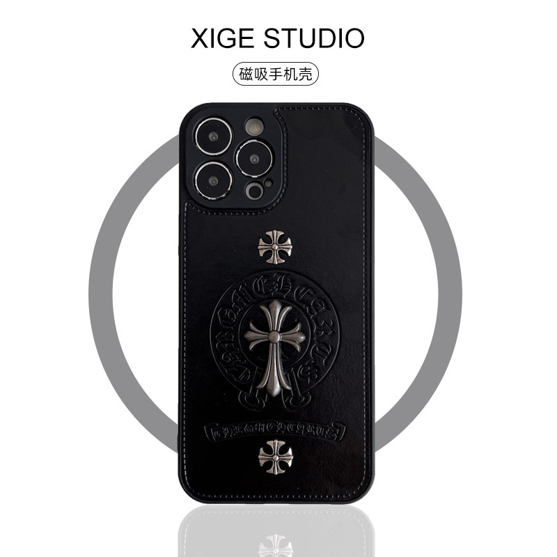 （纯手工制作）潮牌十字架皮质纹适用于苹果17promax手机壳新款iPhone16promax/15promax/14promax防摔保护套,3C数码配件,手机保护套/壳,淘宝优惠券,粉丝福利购,淘宝优惠卷