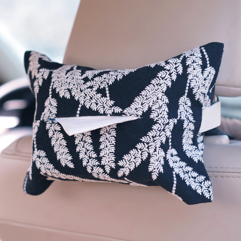 车载纸巾套手工制作原创设计布艺刺绣现代座椅遮阳板车内抽纸盒袋,收纳整理,纸巾套,淘宝优惠券,粉丝福利购,淘宝优惠卷