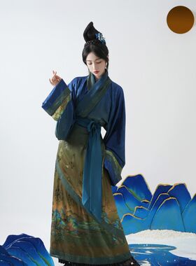 清音阁汉服出租曲裾汉服