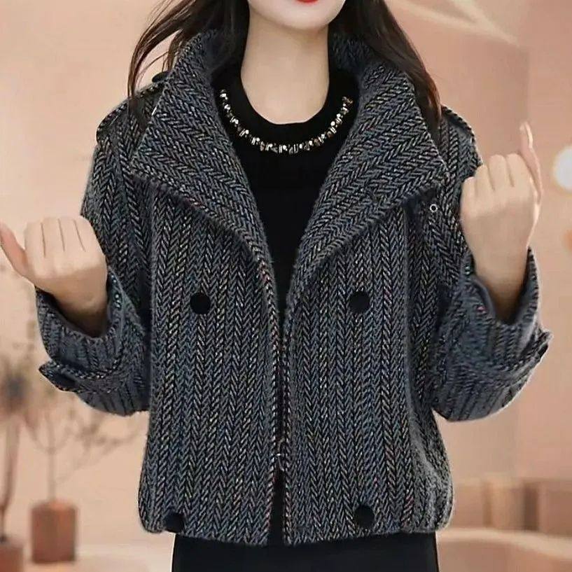 时尚外套新款气质显瘦减龄百搭遮肉短款休闲高档时尚洋气外套,女装/女士精品,短外套,淘宝优惠券,粉丝福利购,淘宝优惠卷