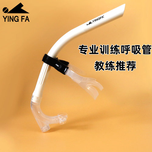 英发呼吸管训练游泳白色前置浮潜