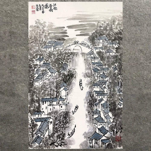 手绘高精11临摹李可染国
