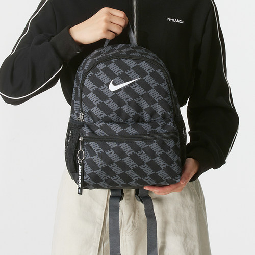 NIKE耐克女包新款双肩包儿童书包迷你包休闲出行旅游包女生小背包