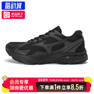 美津浓男鞋官方黑武士跑步鞋女鞋RACER S秋季透气运动鞋复古跑鞋