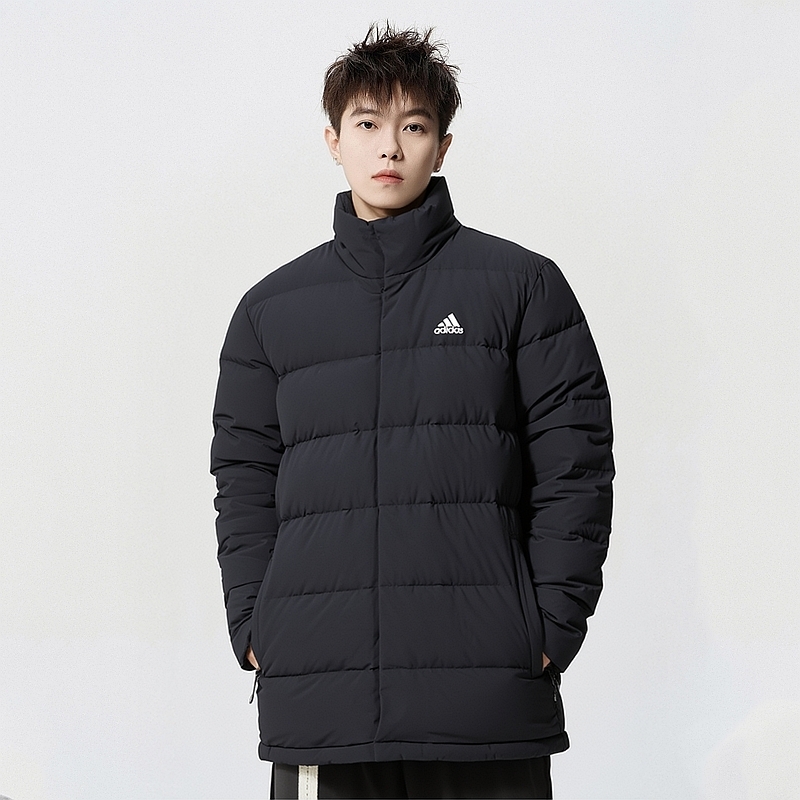 阿迪达斯官方正品羽绒服男装秋冬新款立领运动上衣保暖羽绒外套