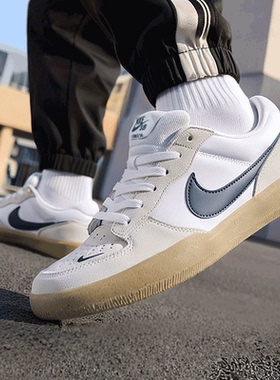 耐克男鞋官方正品NIKE SB FORCE 58板鞋2025新款耐磨休闲鞋CZ2959