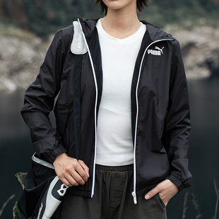 彪马女装官方正品ESS Solid Windbreaker夹克2026春季款连帽外套