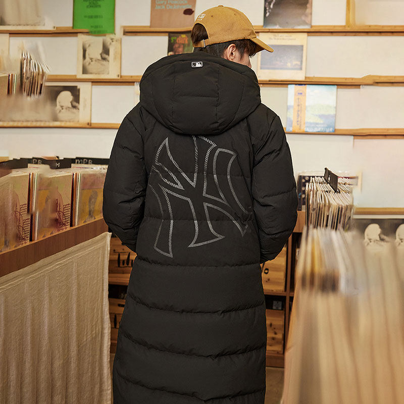 MLB官方男女防水防泼水连帽羽绒服鸭绒2025冬季新款长款羽绒外套,运动服/休闲服装,运动羽绒服,淘宝优惠券,粉丝福利购,淘宝优惠卷