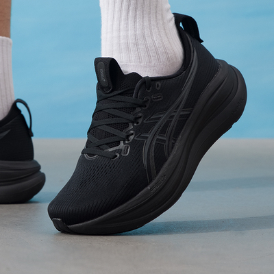 亚瑟士男鞋2026新款GEL-NIMBUS 28缓震训练透气运动鞋1011C127