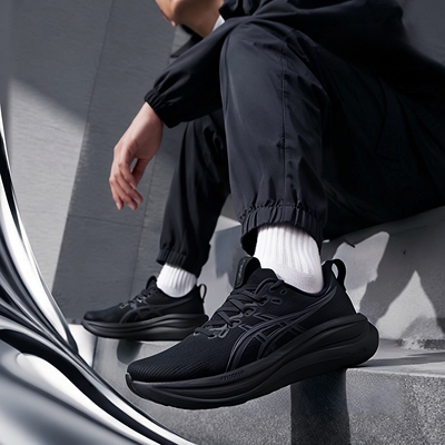 ASICS亚瑟士跑步鞋男鞋GEL-NIMBUS 28 (2E)缓震回弹运动跑鞋