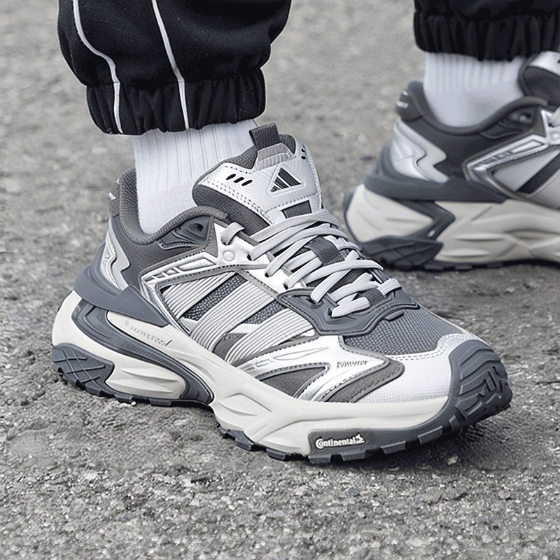阿迪达斯官方正品男鞋女鞋2025新款XLG STORM EDGE轻机甲鞋老爹鞋