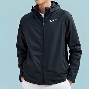 Nike耐克外套男款官方正品运动服2026春季新款黑色训练跑步夹克男