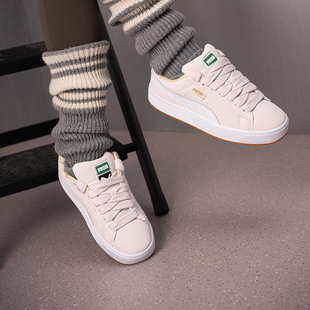 PUMA彪马女鞋官方正品Suede-XL粉白色板鞋2026春季新款运动休闲鞋