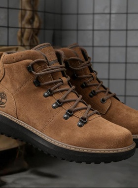 添柏岚马丁靴男鞋26春季新款户外徒步运动鞋耐磨中帮登山鞋A69RD