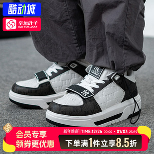 2025冬季 板鞋 新款 老花厚底学长鞋 3ASXCMM4N 运动鞋 MLB男女老爹鞋