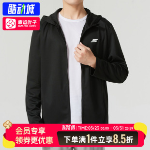 休闲运动服跑步训练服夹克开衫 斯凯奇男士 新款 秋季 外套男装