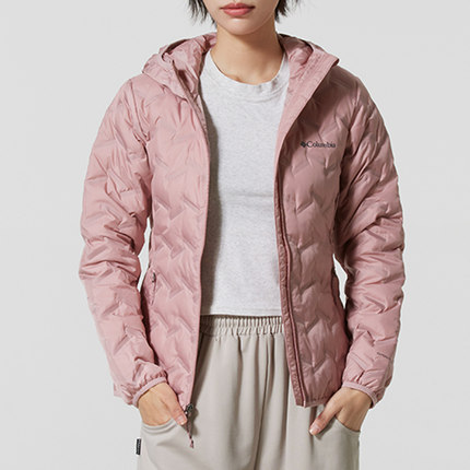 哥伦比亚羽绒服女秋冬新款户外银点拒水650蓬轻薄无缝压胶WR2769
