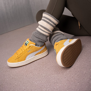 彪马男女同款情侣鞋官方正品Suede-XL黄白板鞋2026春季新款休闲鞋