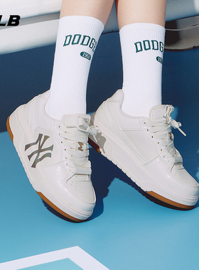 MLB官方正品鞋子男鞋女鞋情侣NY休闲鞋 26新款运动鞋复古厚底板鞋
