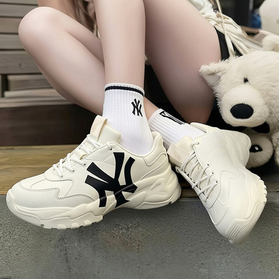 MLB官方正品运动鞋休闲鞋春季新款厚底鞋情侣鞋子老爹鞋男鞋女鞋