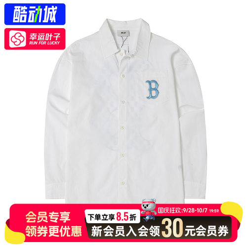 春季新款复古休闲衬衫情侣衬衣
