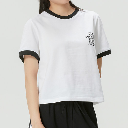 阿迪达斯三叶草女装夏季新款OG TEE SS 2 休闲圆领短袖T恤KT3060