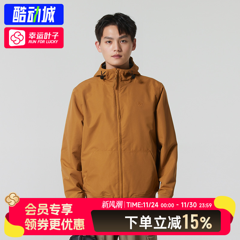 添柏岚官方男款夹克2025秋冬新款户外休闲徒步保暖连帽外套A28GP