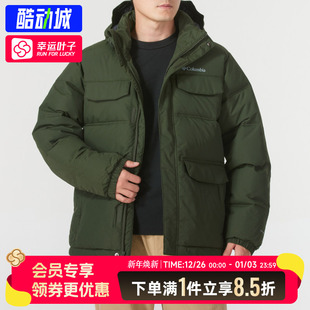 户外金点热能保暖连帽加厚棉服外套WE4552 新款 哥伦比亚男装 冬季