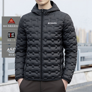 哥伦比亚羽绒服男冬季新款保暖运动服650蓬羽绒夹克外套WE6610010