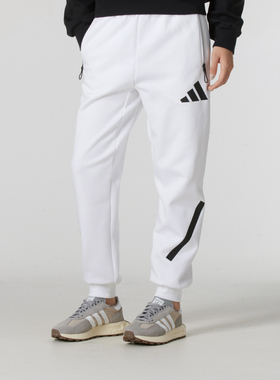 阿迪达斯女裤2025秋季新款W Z.N.E. PT运动裤白色休闲长裤JE7843