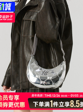 MLB官方正品女包单肩包25新款复古老花斜挎包休闲手拎包7ACRMD15N