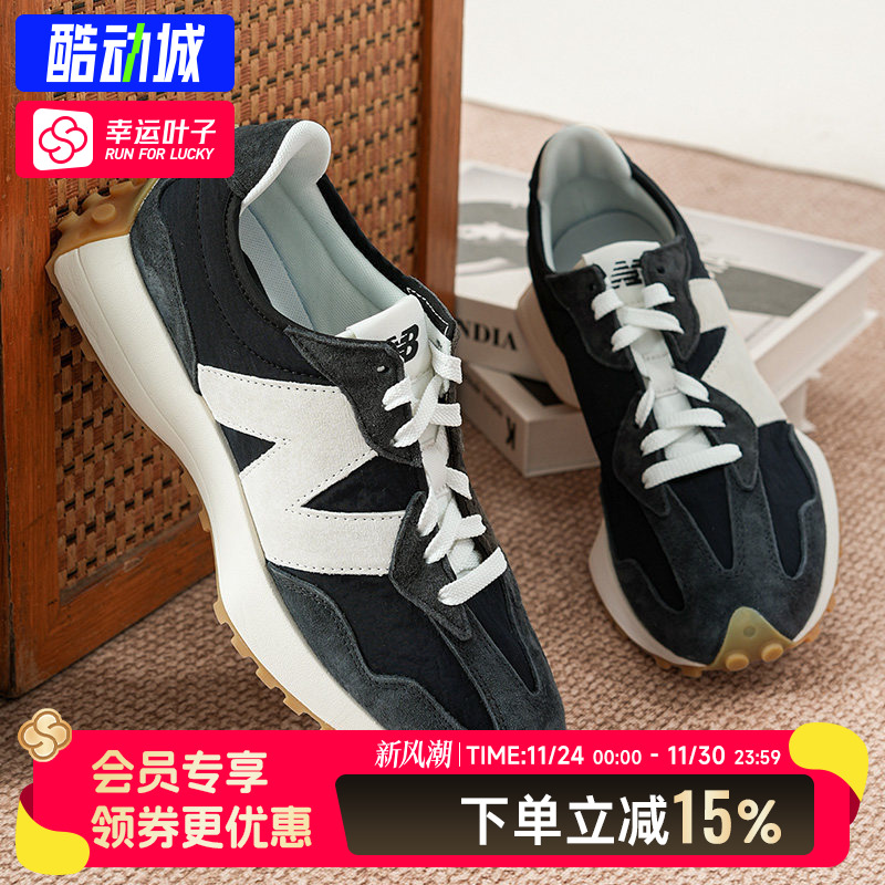 New balance NB轻便厚底休闲鞋男鞋女鞋2025新款撞色复古运动鞋子