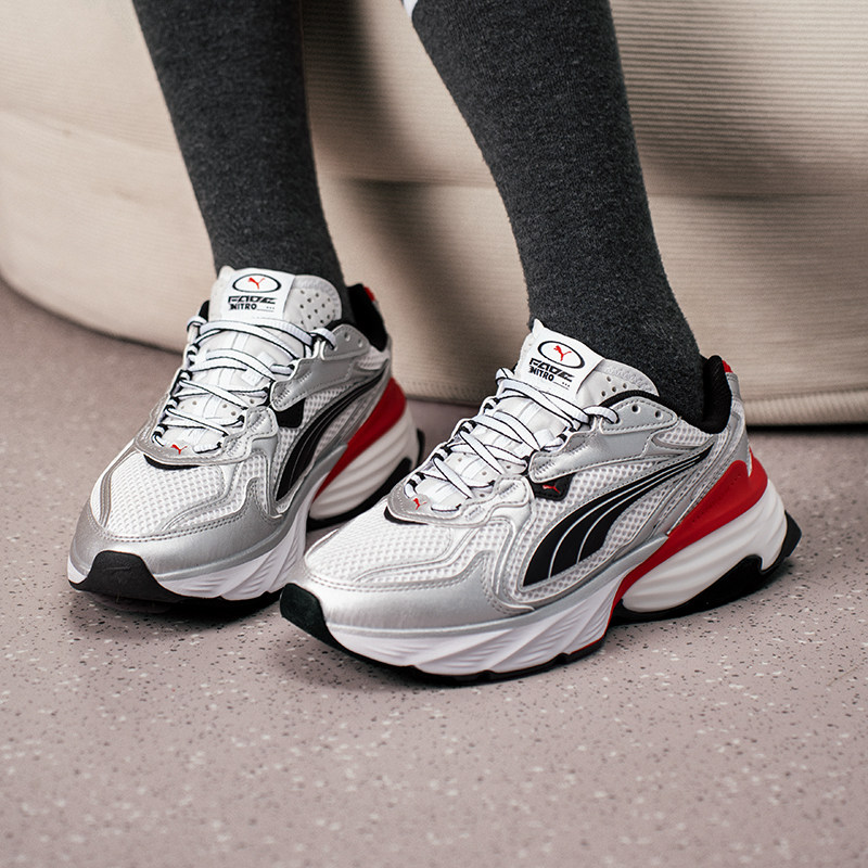 彪马男鞋女鞋官方正品Fade银红色老爹鞋2026春季新款休闲鞋情侣鞋