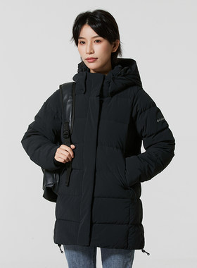 【购】哥伦比亚羽绒服外套女装2026户外中长款加厚外套